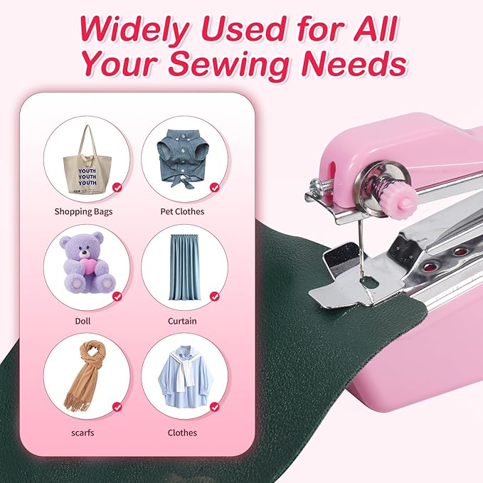 Handy Stitch Portable Sewing Machine – Mini Handheld Stitching Tool for Quick Repairs