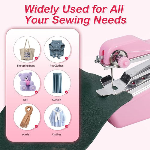 Handy Stitch Portable Sewing Machine – Mini Handheld Stitching Tool for Quick Repairs