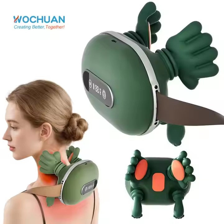 Automatic Neck & Shoulder Massager – Electric Pain Relief & Relaxation Device