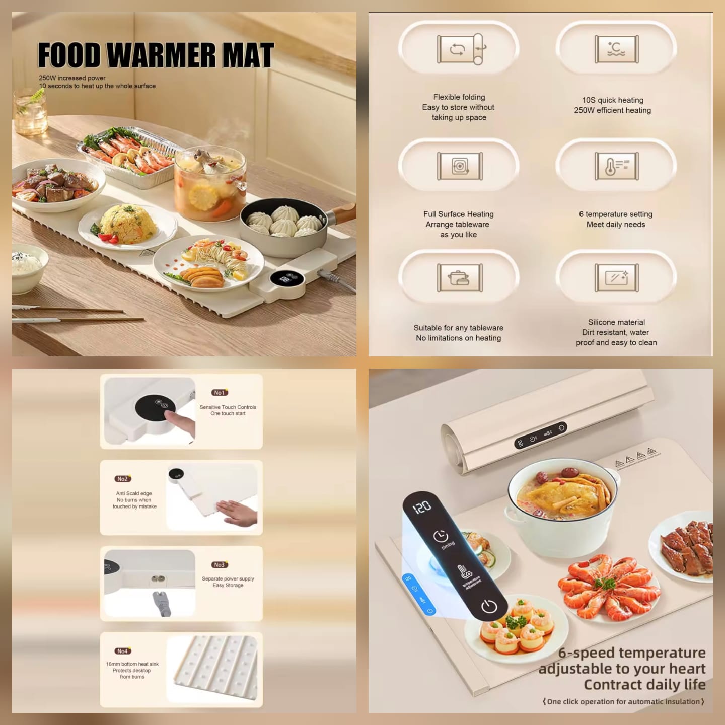Silicone Electric Food Warmer Mat Online in Pakistan