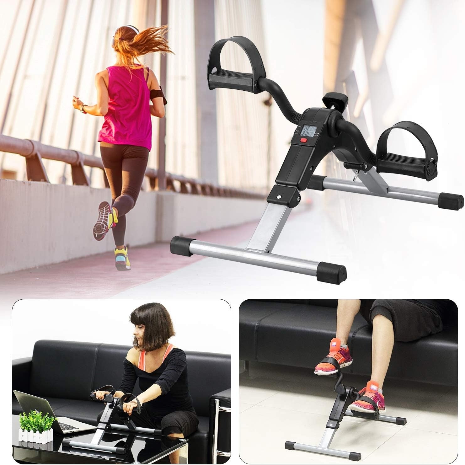 Arms & Leg Pedal Exerciser with Digital Meter Pakistan