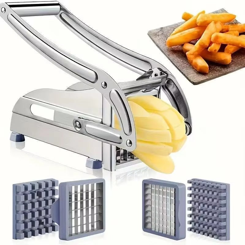 Stainless Steel Potato Chipper – Heavy Duty French Fries Cutter & Vegetable Slicer for Kitchen | Mubs Store