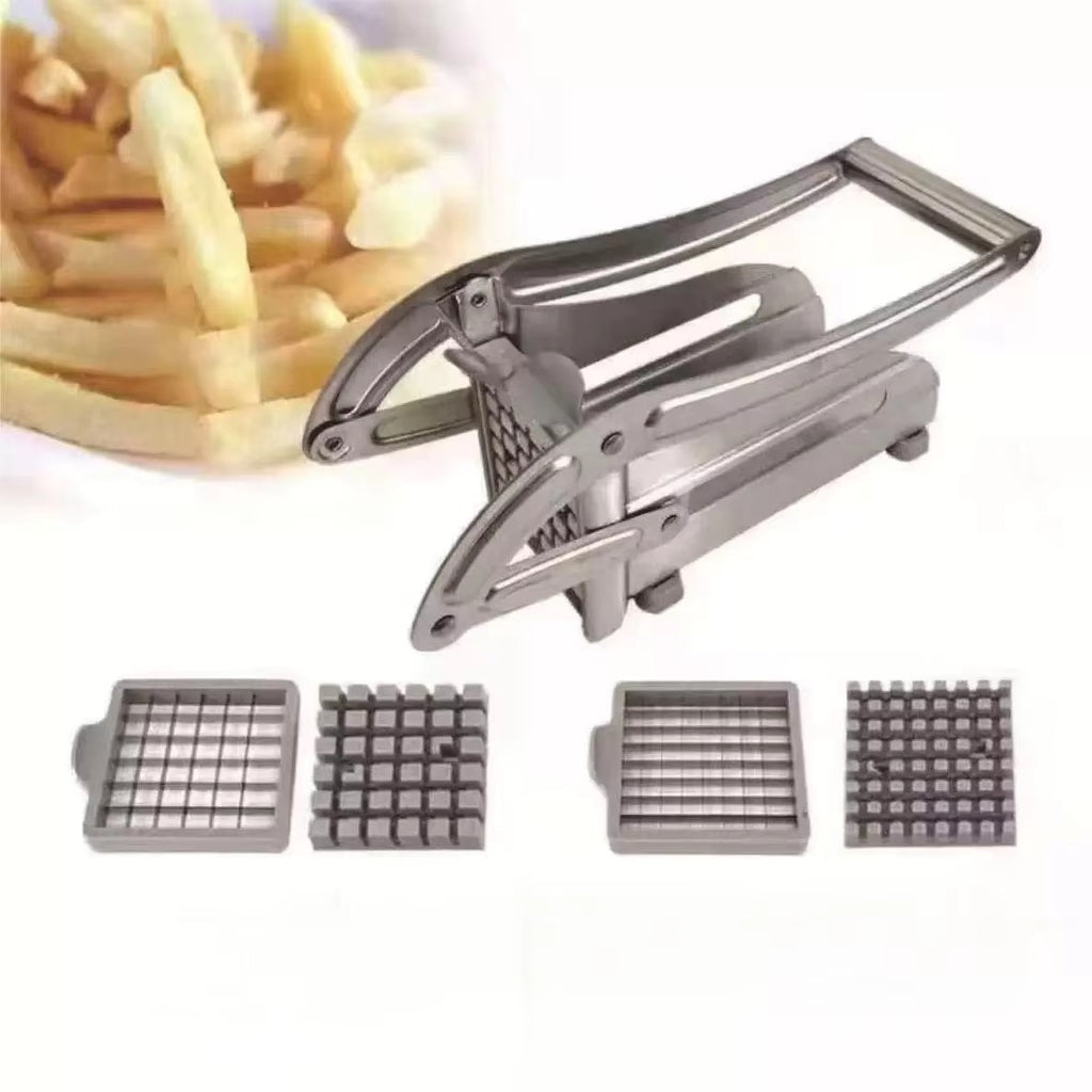Stainless Steel Potato Chipper – Heavy Duty French Fries Cutter & Vegetable Slicer for Kitchen | Mubs Store