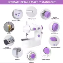Mini Sewing Machine – Portable Electric Stitching Machine for Home Use
