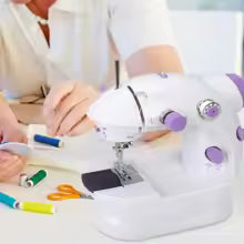 Mini Sewing Machine – Portable Electric Stitching Machine for Home Use