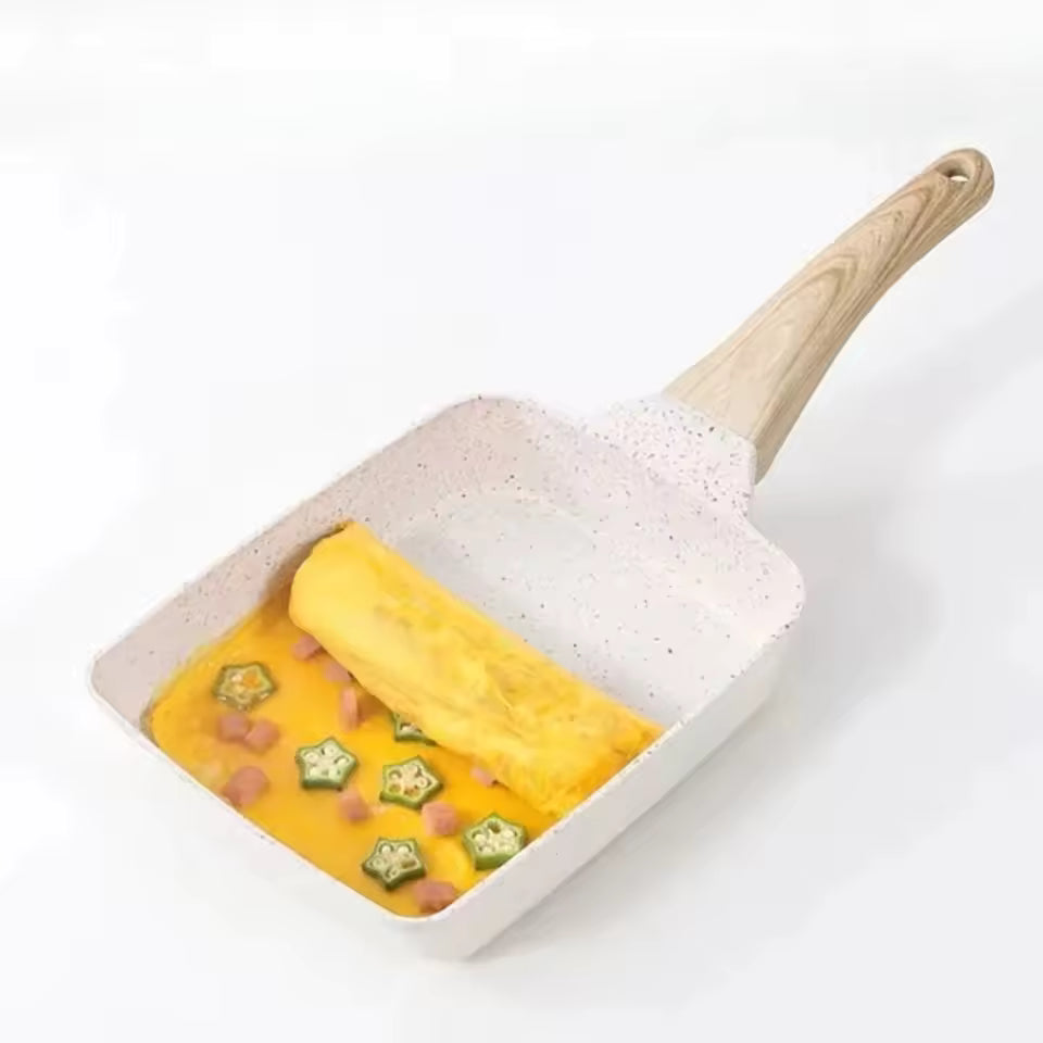 Non-Stick Fry Pan Marble Coating – Durable Scratch Resistant Cooking Pan