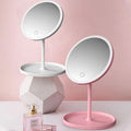 Rechargeable LED Makeup Mirror – Portable Touch Control Vanity Mirror with Adjustable Light | Mubs Store