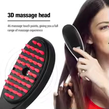 Humidifier Hair Comb – Electric Hair Straightener & Anti-Frizz Steam Brush