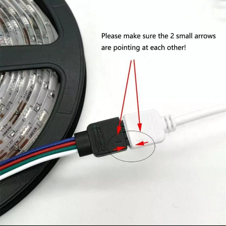RGB LED Strip Lights – USB Color Changing LED Light Strip with Remote Control for Bedroom, TV, Gaming Room & Home Decoration | Mubs Store