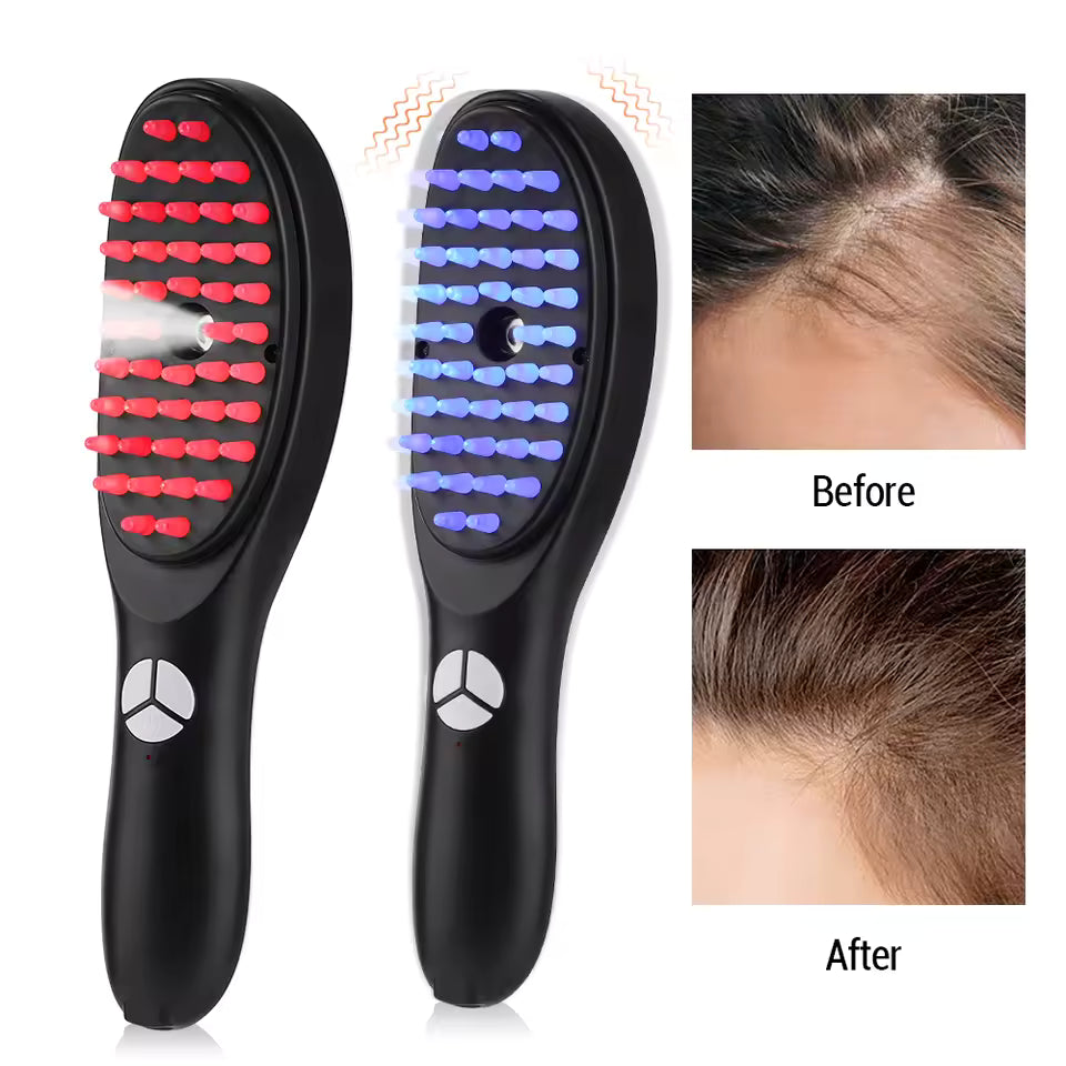 Humidifier Hair Comb – Electric Hair Straightener & Anti-Frizz Steam Brush
