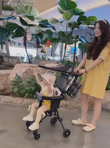 Foldable Baby Stroller – Lightweight Portable Kids Pram with Safety Features